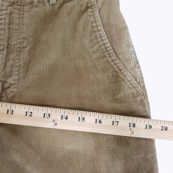 Michel Rene Vtg Mens Corduroy Pants Straight Fit Cotton Blend khaki Size 30 - Picture 10 of 16